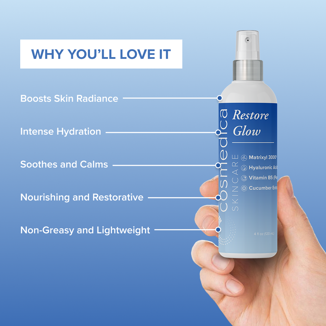 Cosmedica Skincare Glow Peptide Sprays