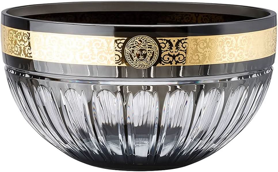 Rosenthal Versace Gala Prestige Medusa Grey Bowl 10.25 Inch