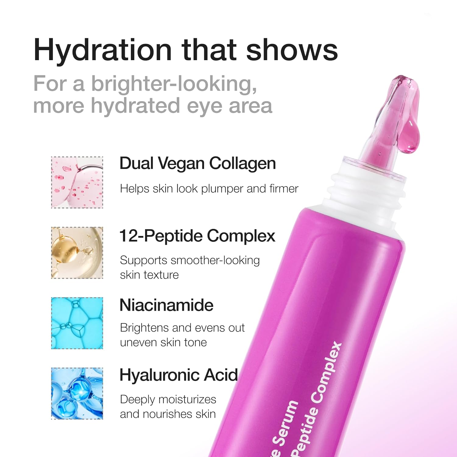Ruminae Bouncy Eye Serum Collagen + Peptide Complex (30ml)