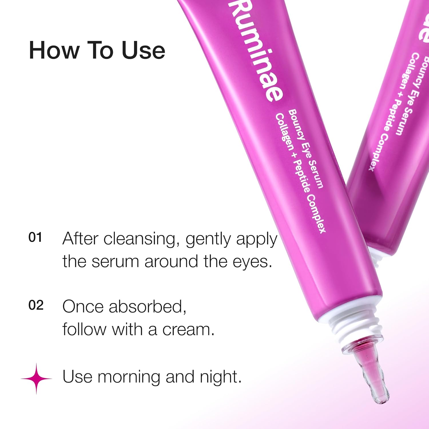 Ruminae Bouncy Eye Serum Collagen + Peptide Complex (30ml)