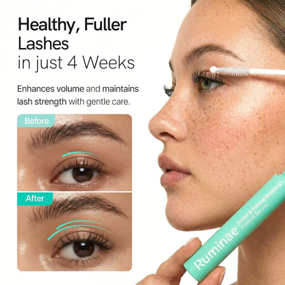 Ruminae Power & Volume Eyelash Serum | 7 Peptides for Lashes & Brows