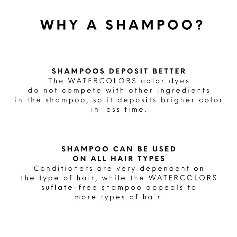 Watercolors Intense Metallic Color Depositing Shampoo