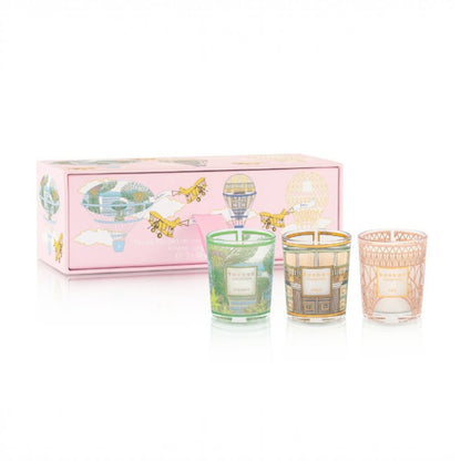 Baobab Collection Trio Travel Candles SINGAPORE - ATHENS - PARIS