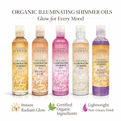 Glimmer Goddess Organic Illuminating Shimmer Oil