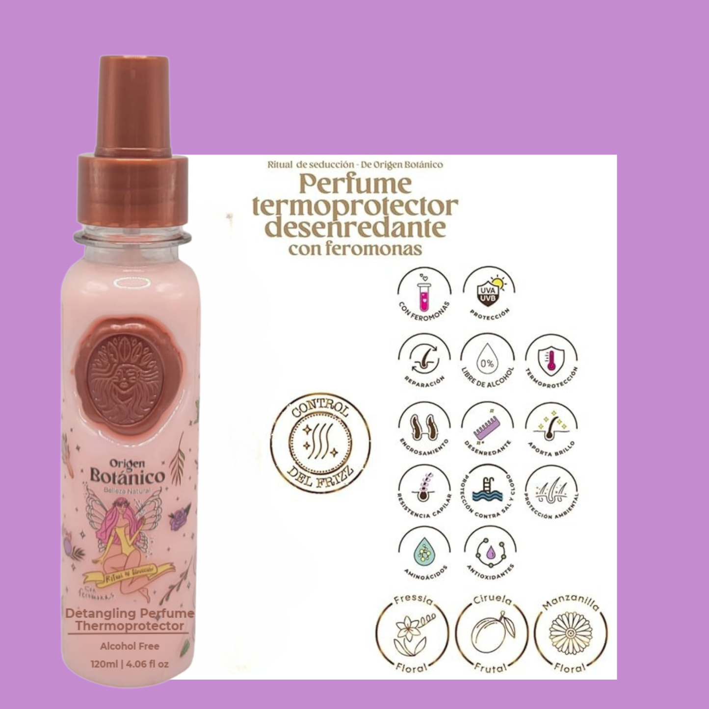 Ritual Botanico Thermal Protectant, Detangler and Parfum (Alcohol Free)