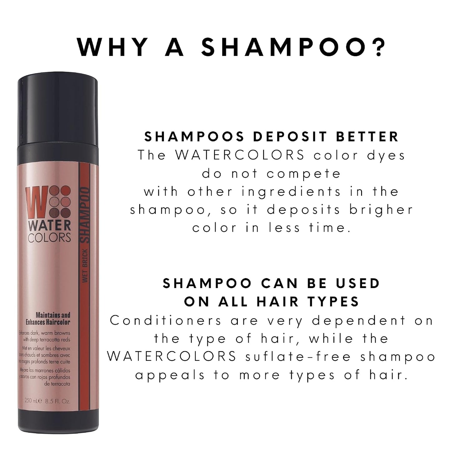 Watercolors 3-in-1 Color Depositing Shampoo