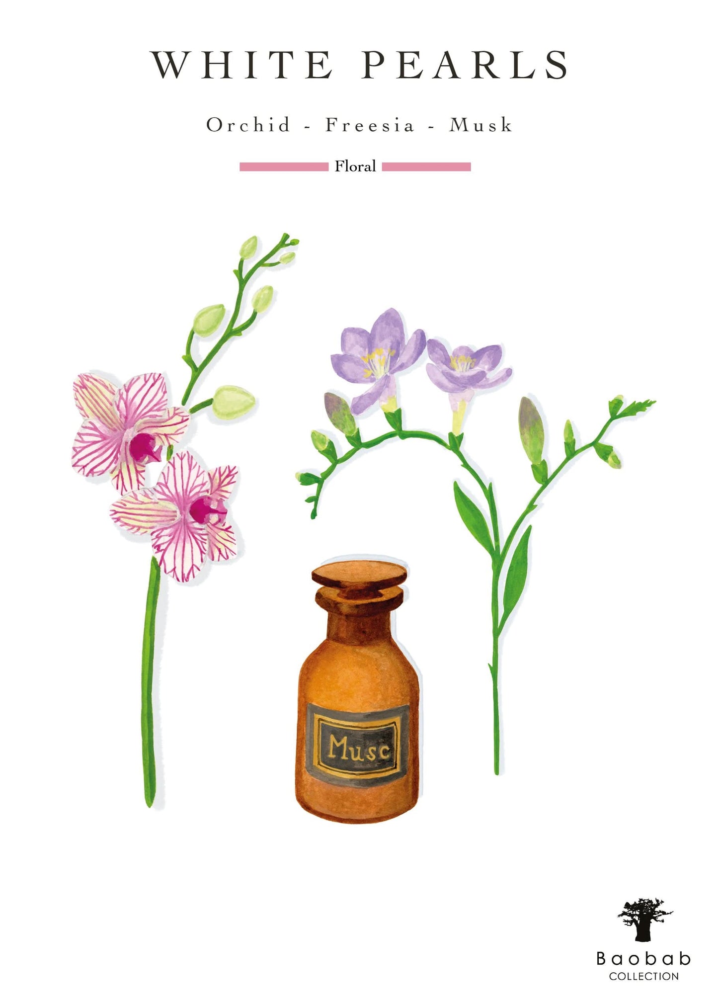 Baobab Collection White Pearls Totem Fragrance Diffuser 2L