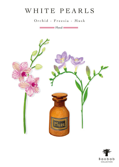 Baobab Collection White Pearls Totem Fragrance Diffuser 2L