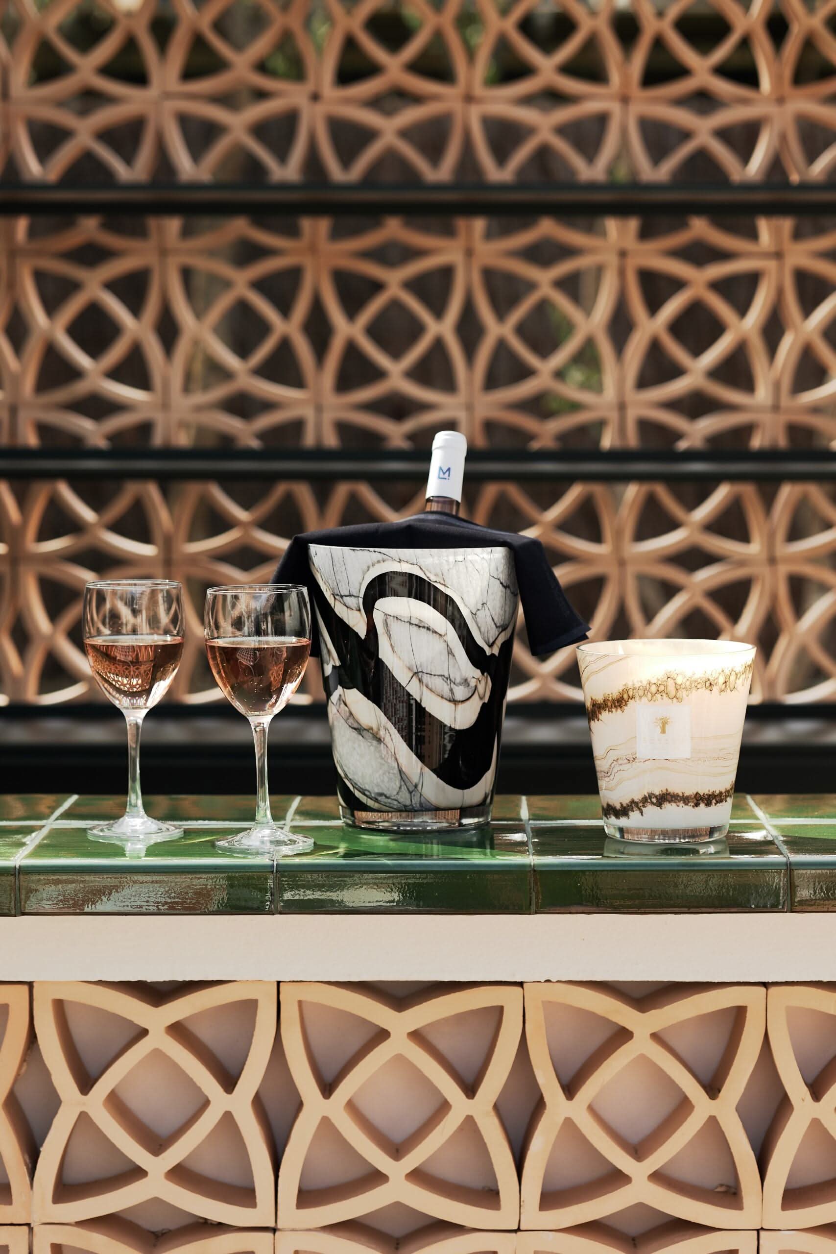 Baobab Collection Stones Marble Max 35 Candle | The Beauty Box
