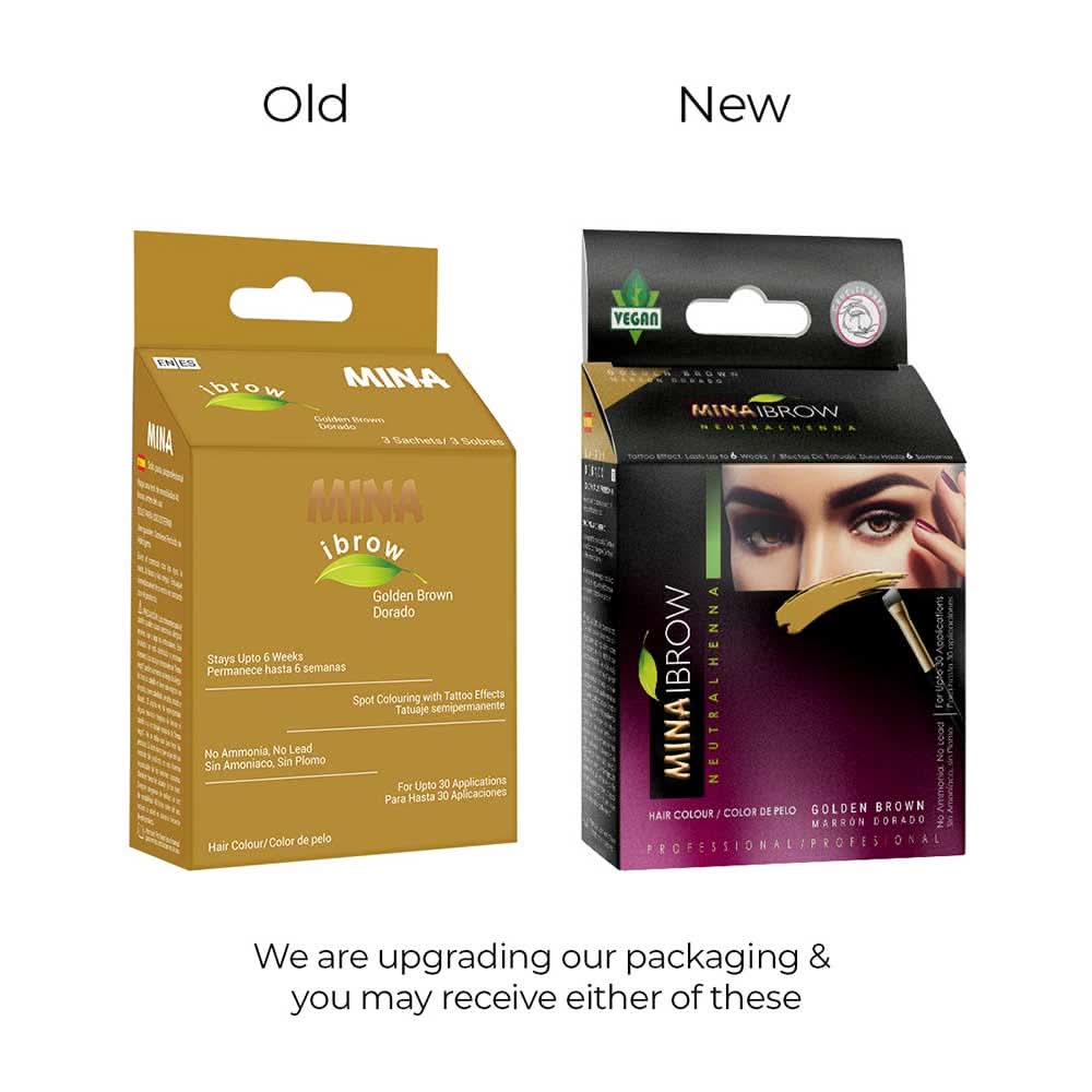 Mina Ibrow Henna Regular Kit - Golden Brown