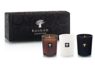 Baobab Les Prestigieuses Trio Travel Candle Set