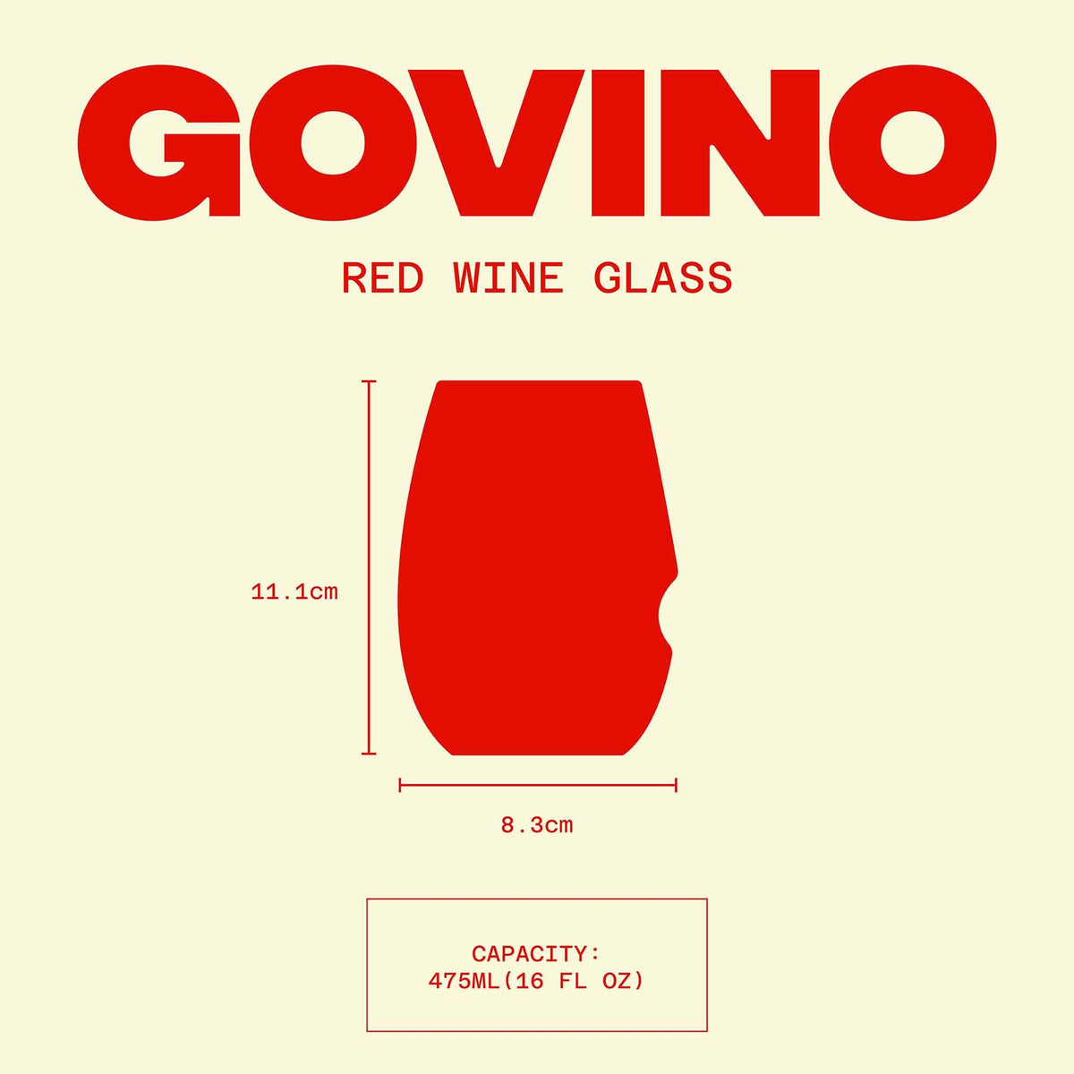 Govino the original shatterproof wine glass | 16 oz