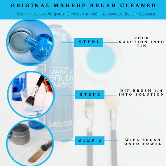 Cinema Secrets Professional Makeup Brush Cleaner, Vanilla 8 oz