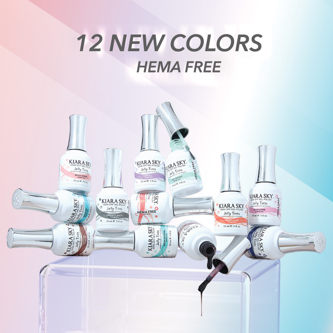 KIARA SKY Jelly Tints Soak Off Gel Polish 0.5 Fl Oz