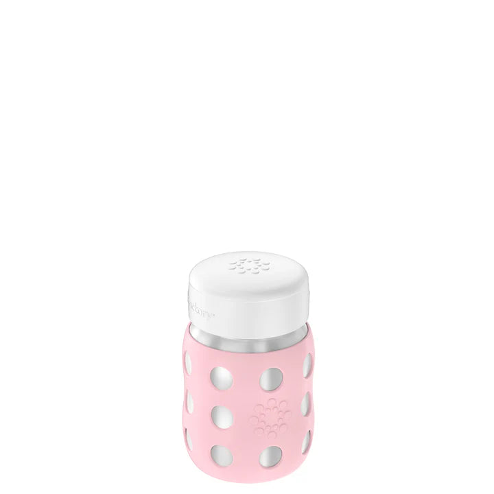 Lifefactory Stainless Steel Food Jar with Flat Cap 8oz-Desert Rose