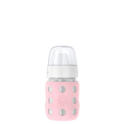 Lifefactory 8 oz Stainless Steel Baby Bottle Hard Sippy Spout