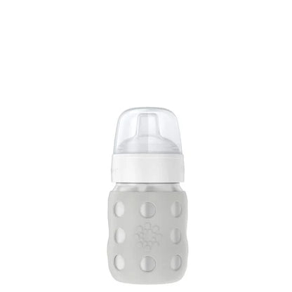 Lifefactory 8 oz Stainless Steel Baby Bottle Sippy Nipple