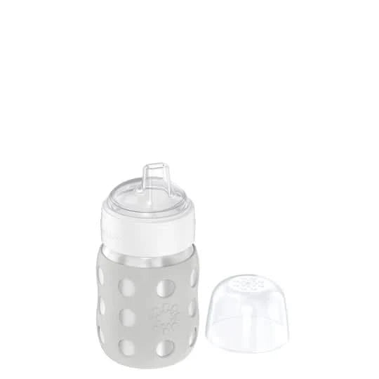 Lifefactory 8 oz Stainless Steel Baby Bottle Sippy Nipple