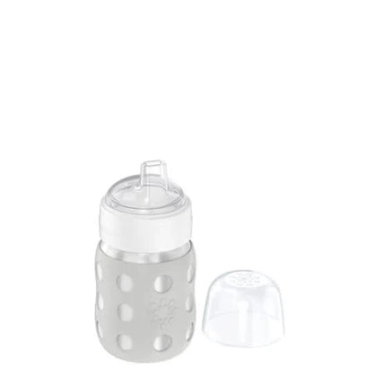 Lifefactory 8 oz Stainless Steel Baby Bottle Sippy Nipple