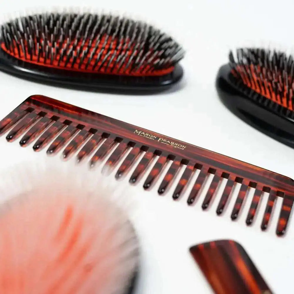 Mason Pearson Junior Bristle & Nylon Hairbrush - BN2 – The Beauty Box Mason Pearson Junior Bristle & Nylon Hairbrush - BN2 – The Beauty Box