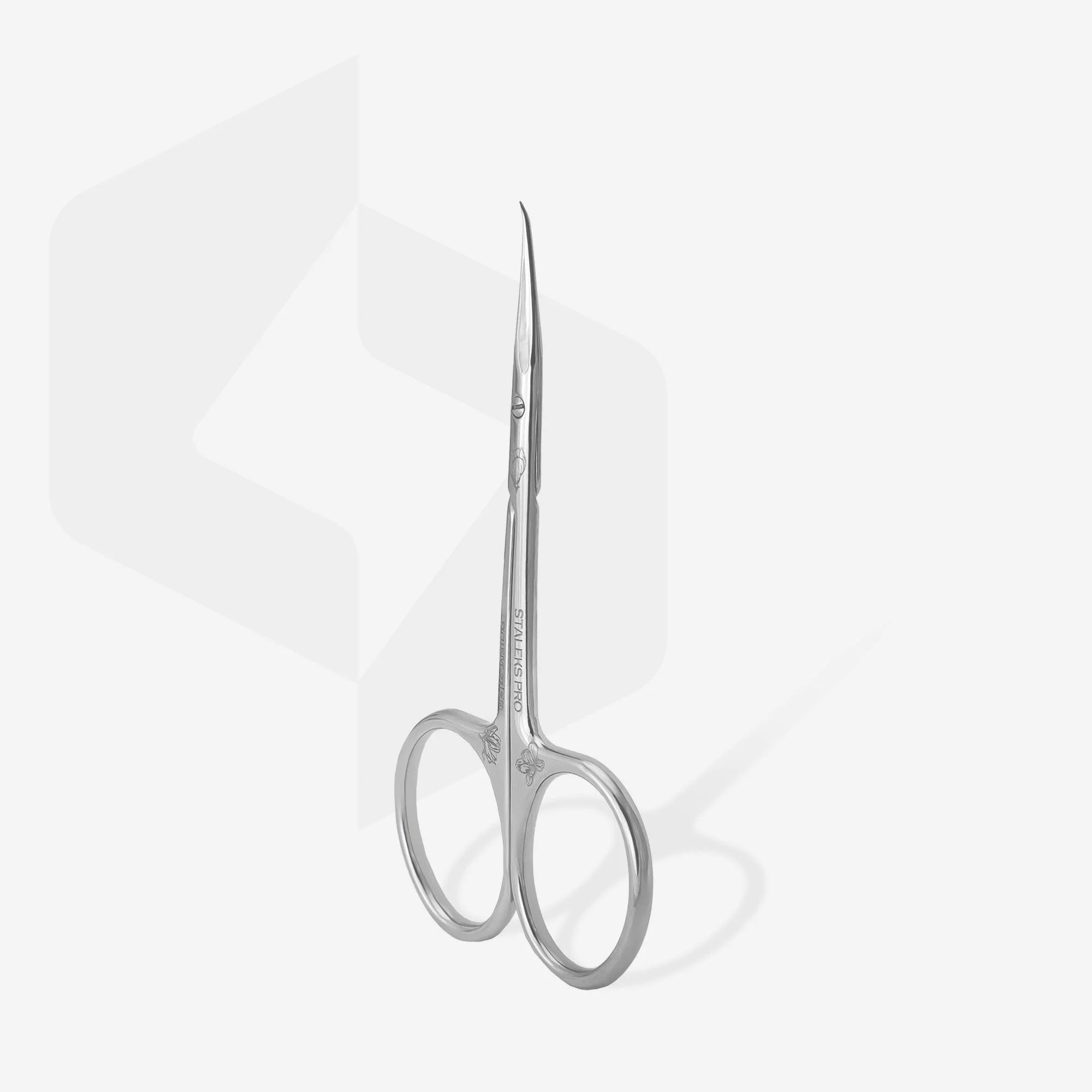 Staleks Pro Exclusive Cuticle Scissors 21 Type 2 Hook (Magnolia) - SX-21/2m