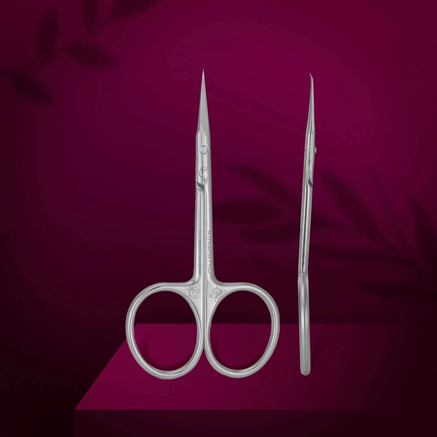 Staleks Pro Exclusive Cuticle Scissors 21 Type 2 Hook (Magnolia) - SX-21/2m