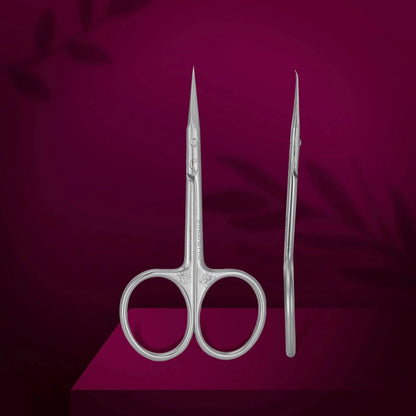 Staleks Pro Exclusive Cuticle Scissors 21 Type 2 Hook (Magnolia) - SX-21/2m