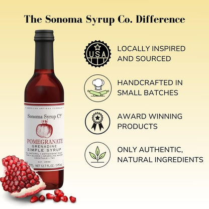 Sonoma Syrup No. 8 Pomegranate Simple Syrup 12.7 oz