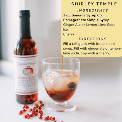 Sonoma Syrup No. 8 Pomegranate Simple Syrup 12.7 oz