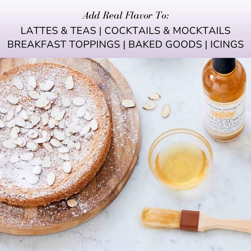 Sonoma Syrup No. 13 Almond Infused Simple Syrup 12.7 oz