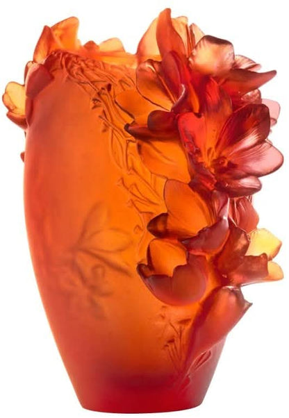 Daum Medium Saffron Vase