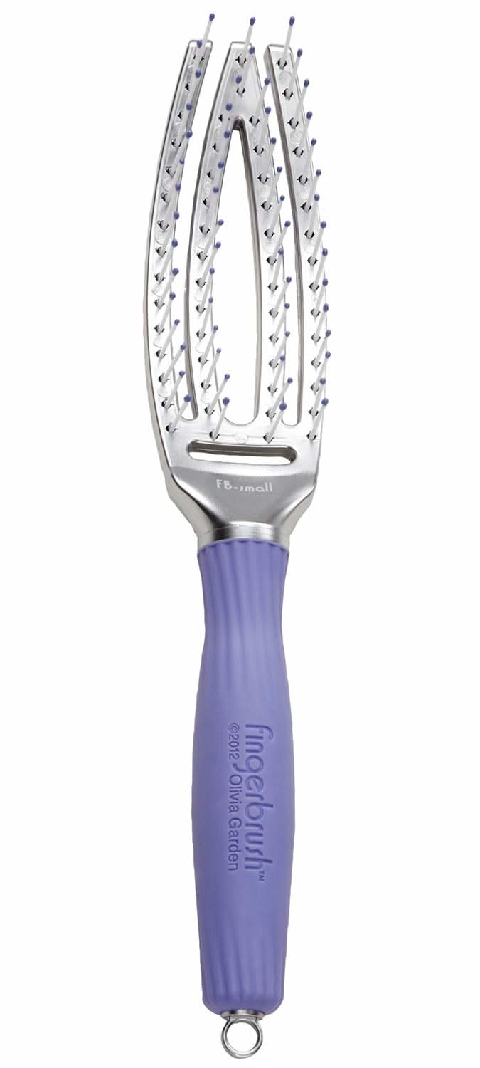 Olivia Garden Fingerbrush Curved & Vented Paddle Hair Brush - FB-SM