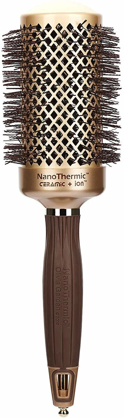Olivia Garden NanoThermic Ceramic + Ion Round Thermal - NT-54 (2 1/8")