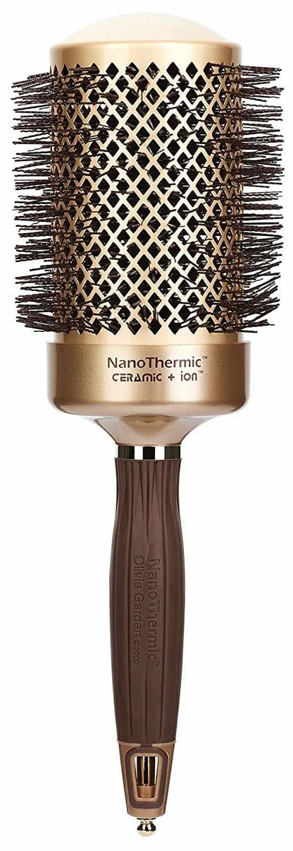 Olivia Garden NanoThermic Ceramic + Ion Round Thermal - NT-64 (2 3/4")