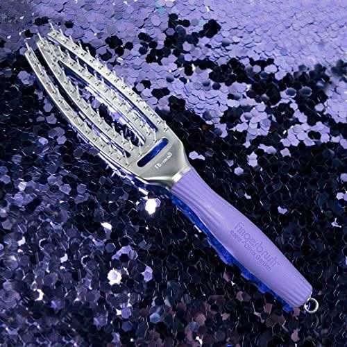 Olivia Garden Fingerbrush Curved & Vented Paddle Hair Brush - FB-SM