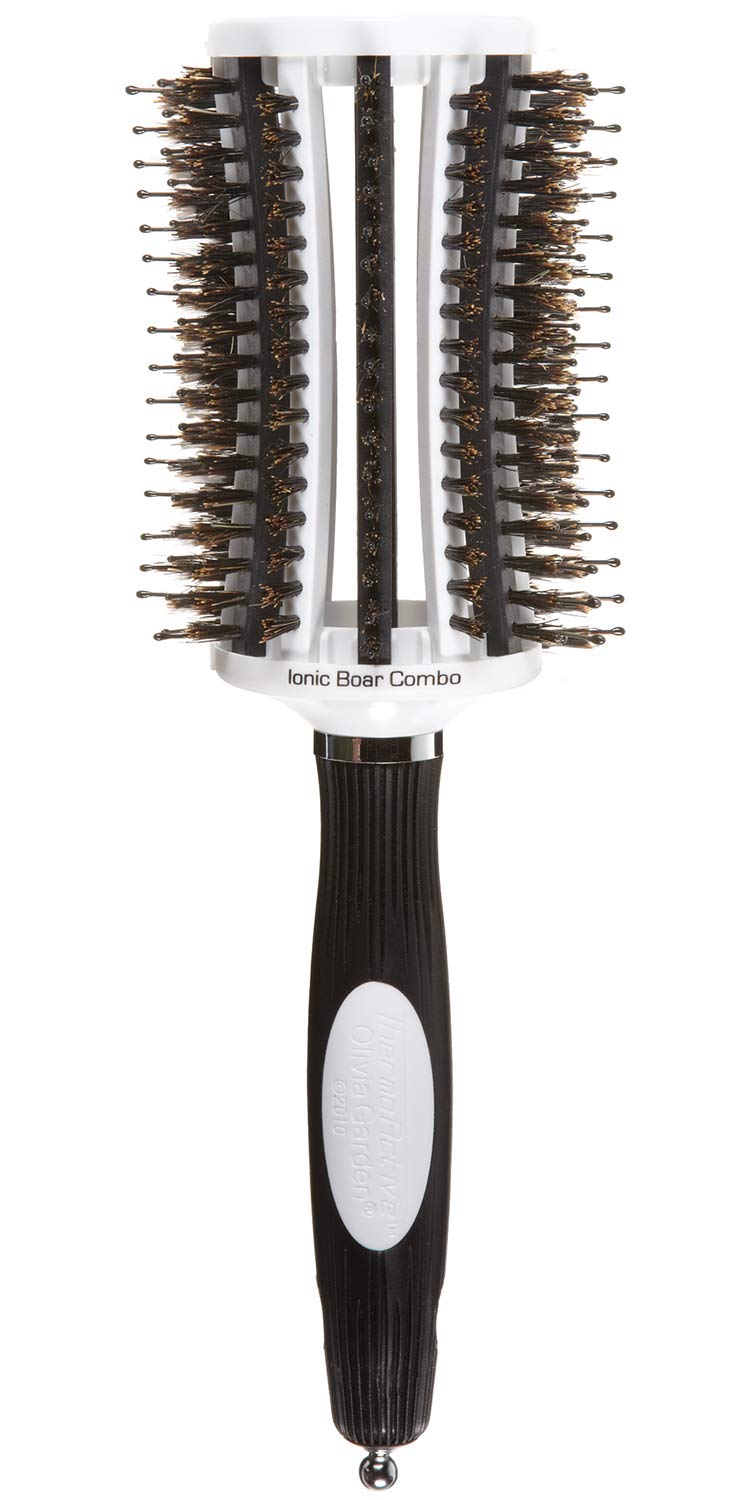 Olivia Garden ThermoVent Ionic Boar Combo Hair Brush TA-CO55 3"