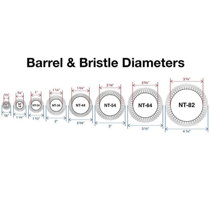 Olivia Garden NanoThermic Ceramic + Ion Round Thermal - NT-82 (3 1/4")
