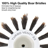 Olivia Garden Ceramic and Ion Turbo Vent Boar Brush CITV-BR32 2 1/2"