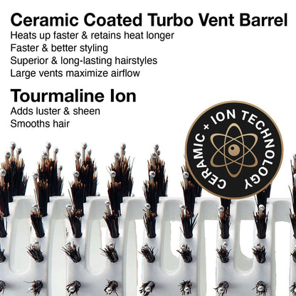 Olivia Garden Ceramic + Ion Turbo Vent Combo - CITV-COPT (2")