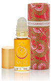 Sage Machado Garnet Gemstone Perfume Oil Roll On 1/8oz