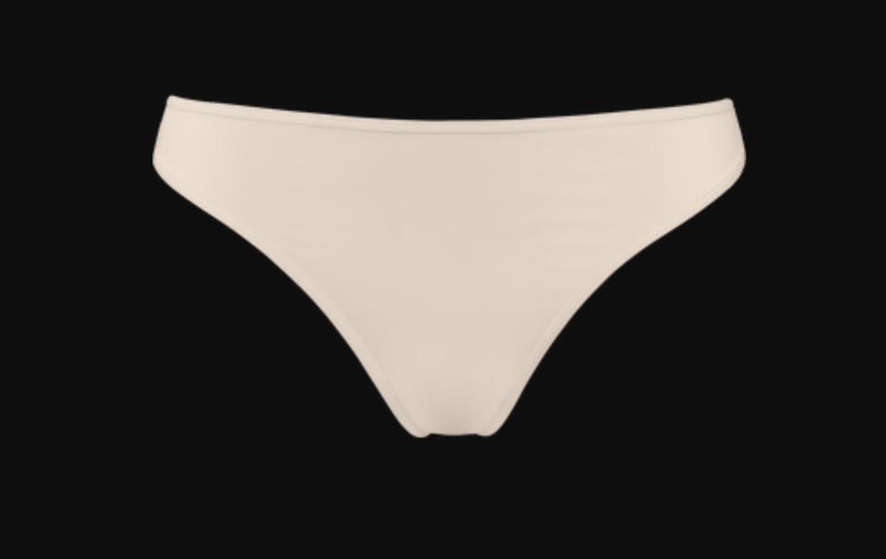 Marlies Dekkers Black Tie 4 cm Thong | Ivory Small